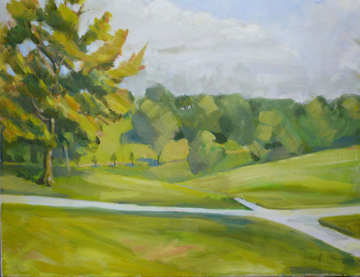 In Greenwich Park by Caroline Mayow