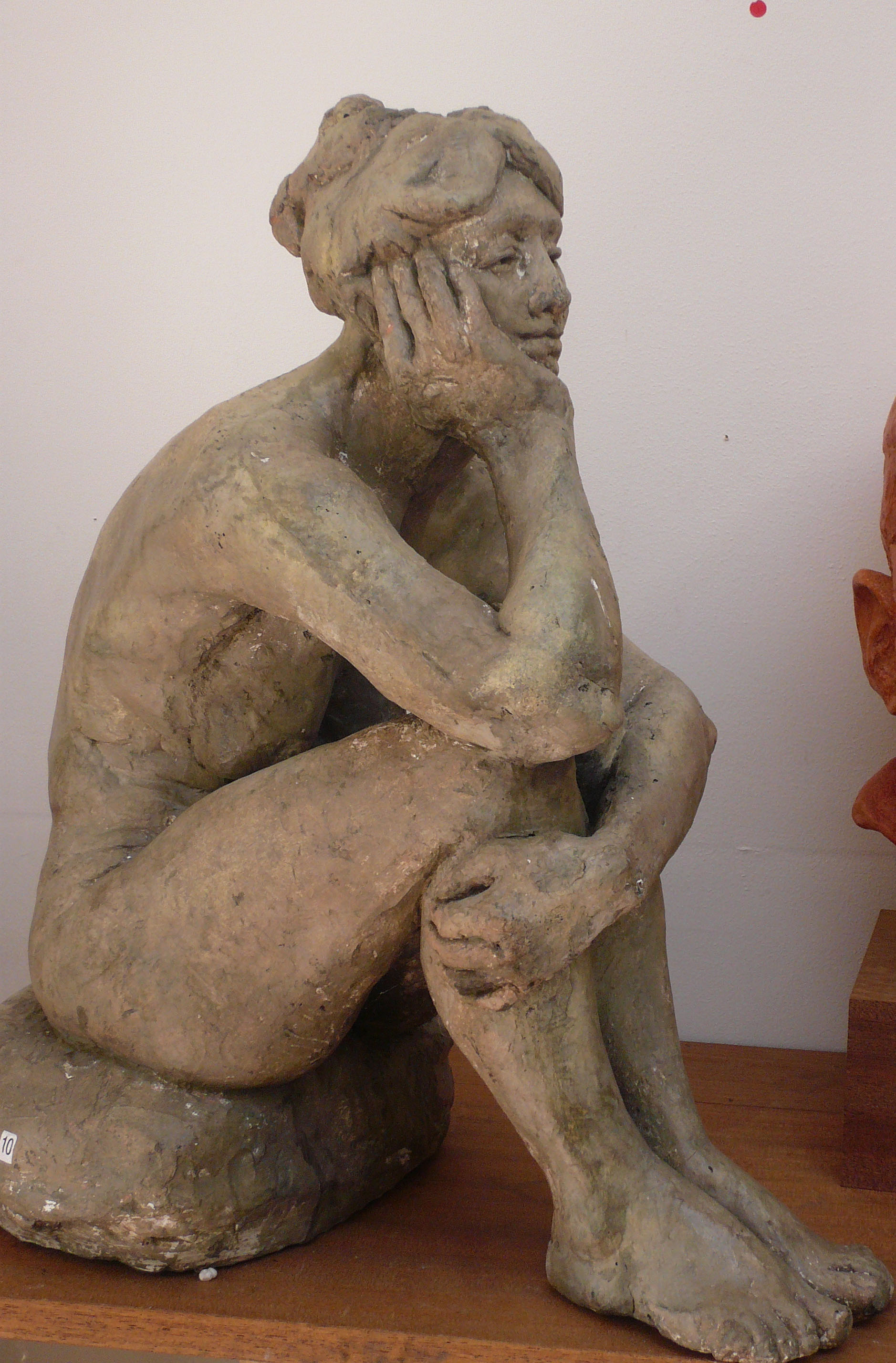 A sculpture of Joelle by Caroline Mayow