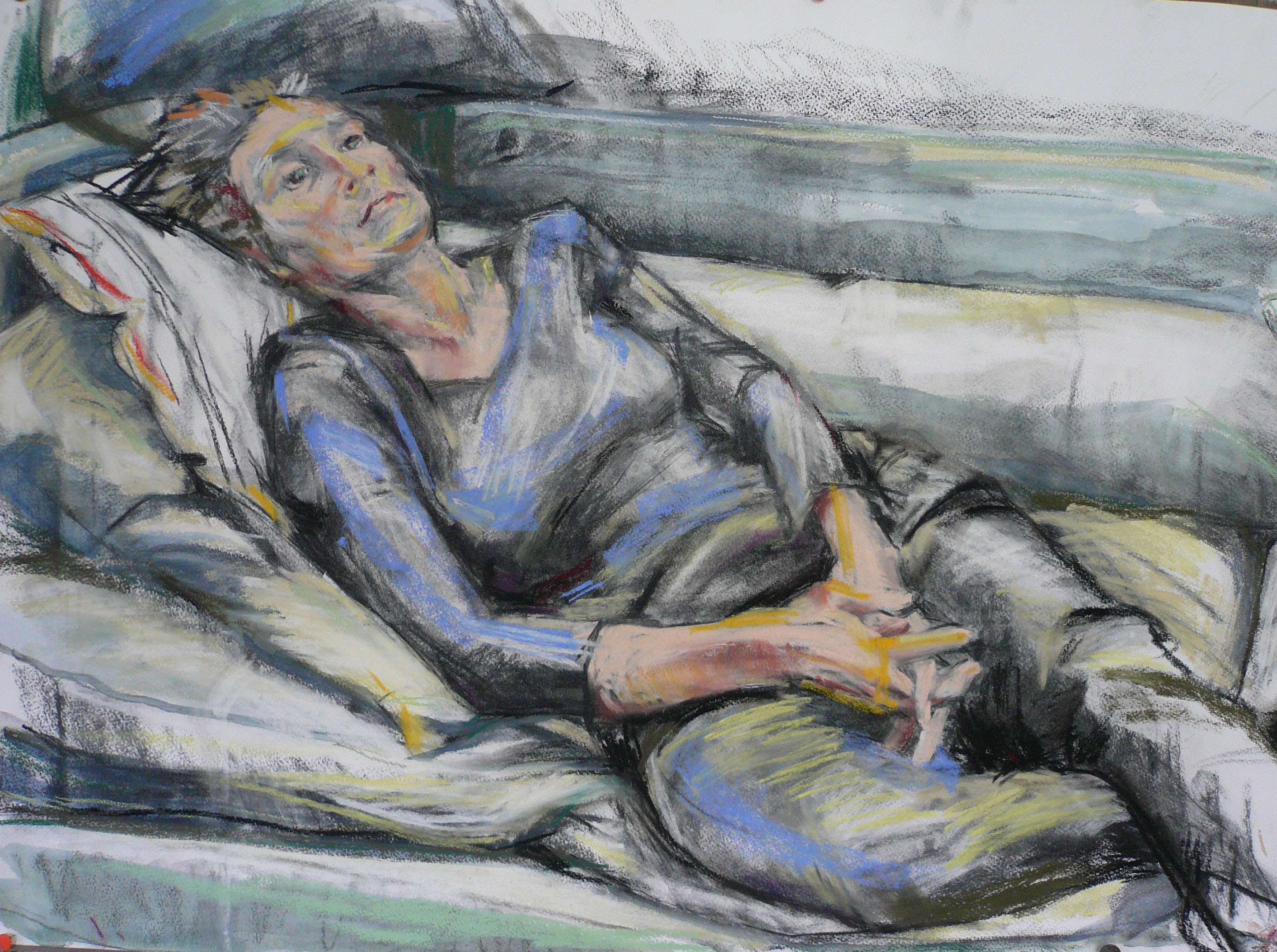 Lee Resting by Caroline Mayow
