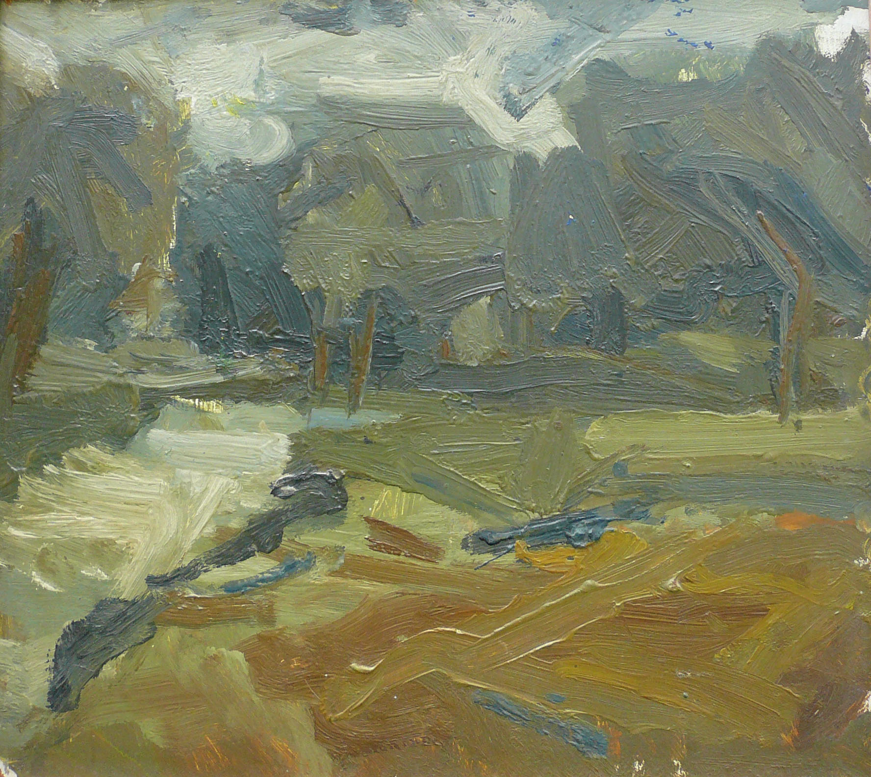 Peckham Rye, Rain by Caroline Mayow