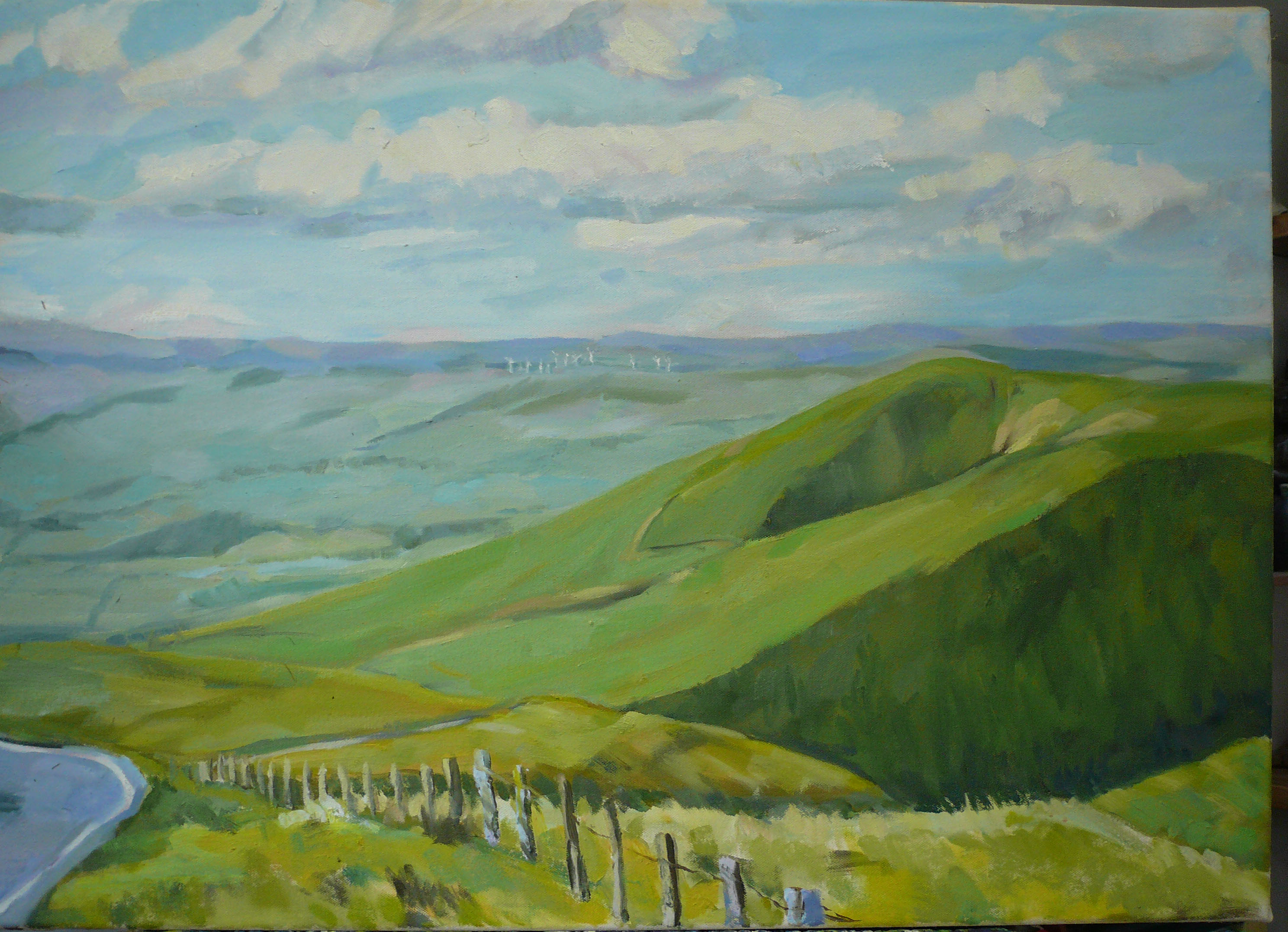 Wind Power, Wales by Caroline Mayow